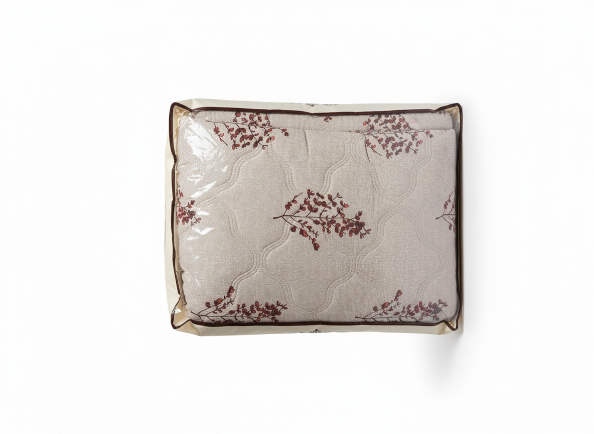 Elegance Reversible Comforter Brown Print